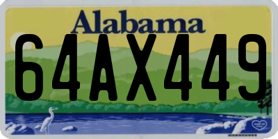 AL license plate 64AX449