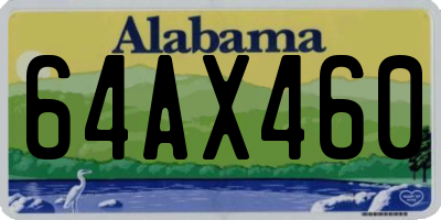AL license plate 64AX460