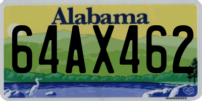 AL license plate 64AX462