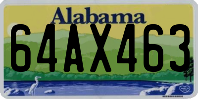 AL license plate 64AX463