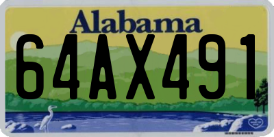 AL license plate 64AX491