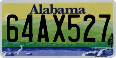 AL license plate 64AX527