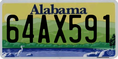 AL license plate 64AX591
