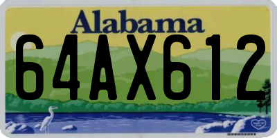 AL license plate 64AX612