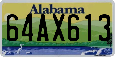 AL license plate 64AX613