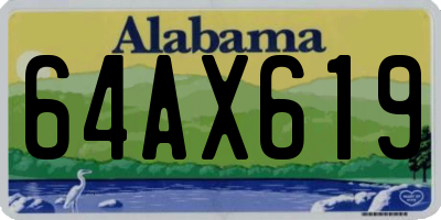 AL license plate 64AX619