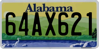 AL license plate 64AX621