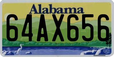 AL license plate 64AX656