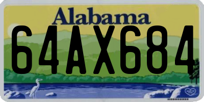 AL license plate 64AX684