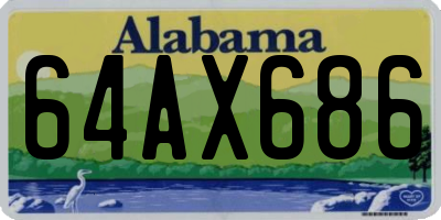 AL license plate 64AX686