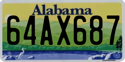 AL license plate 64AX687
