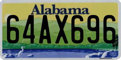 AL license plate 64AX696