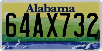 AL license plate 64AX732
