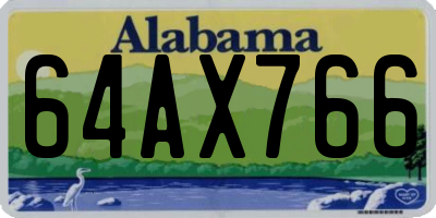 AL license plate 64AX766