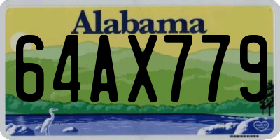 AL license plate 64AX779