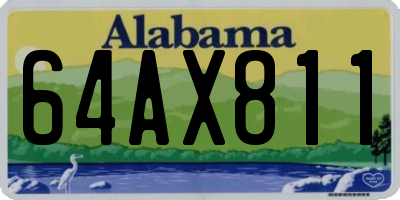 AL license plate 64AX811