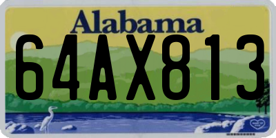 AL license plate 64AX813