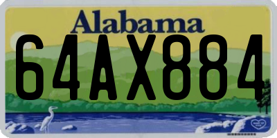 AL license plate 64AX884
