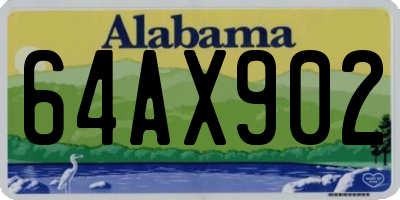 AL license plate 64AX902