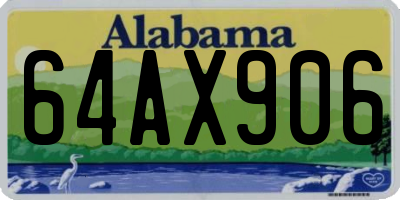 AL license plate 64AX906