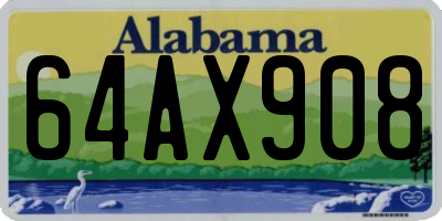 AL license plate 64AX908