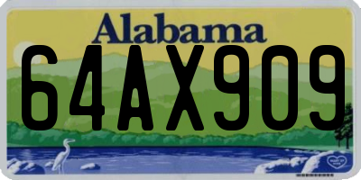 AL license plate 64AX909
