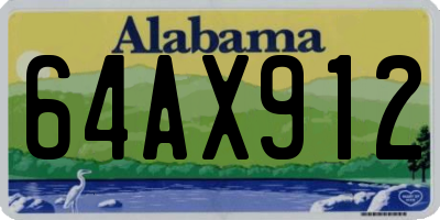 AL license plate 64AX912
