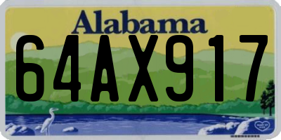 AL license plate 64AX917