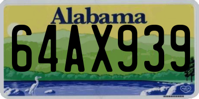 AL license plate 64AX939