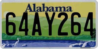 AL license plate 64AY264