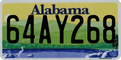 AL license plate 64AY268