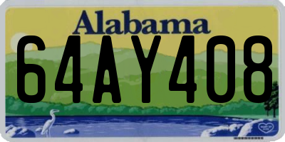 AL license plate 64AY408