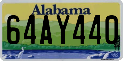 AL license plate 64AY440