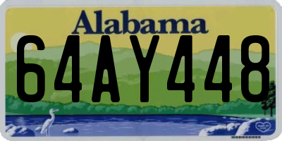 AL license plate 64AY448