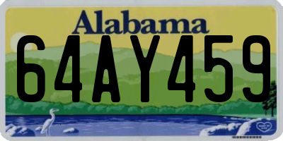 AL license plate 64AY459