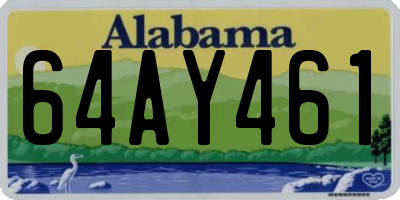 AL license plate 64AY461