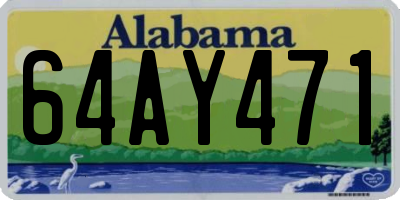 AL license plate 64AY471