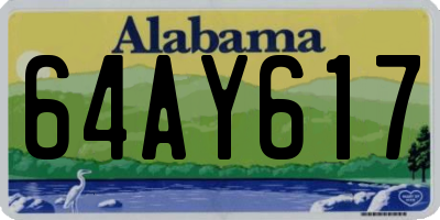 AL license plate 64AY617