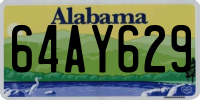 AL license plate 64AY629