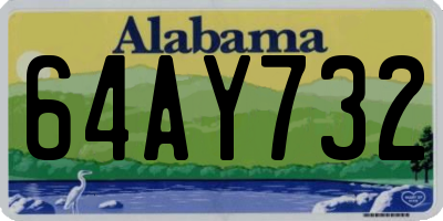 AL license plate 64AY732