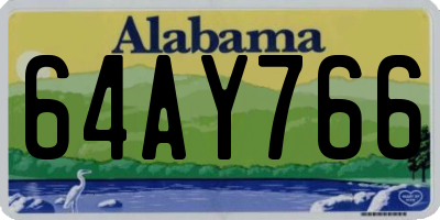 AL license plate 64AY766