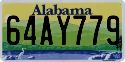 AL license plate 64AY779