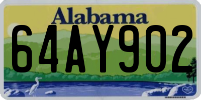 AL license plate 64AY902