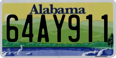 AL license plate 64AY911