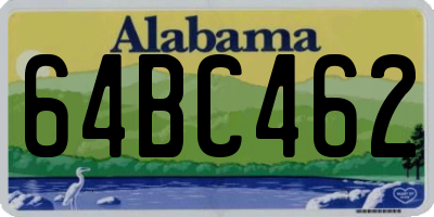 AL license plate 64BC462