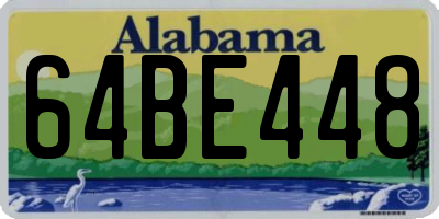 AL license plate 64BE448