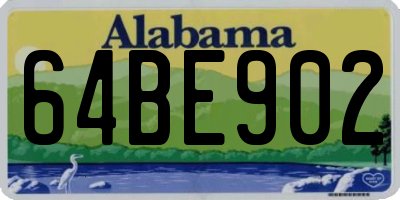 AL license plate 64BE902