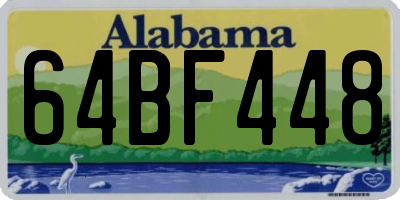 AL license plate 64BF448