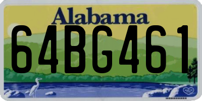 AL license plate 64BG461