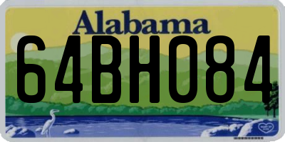 AL license plate 64BH084